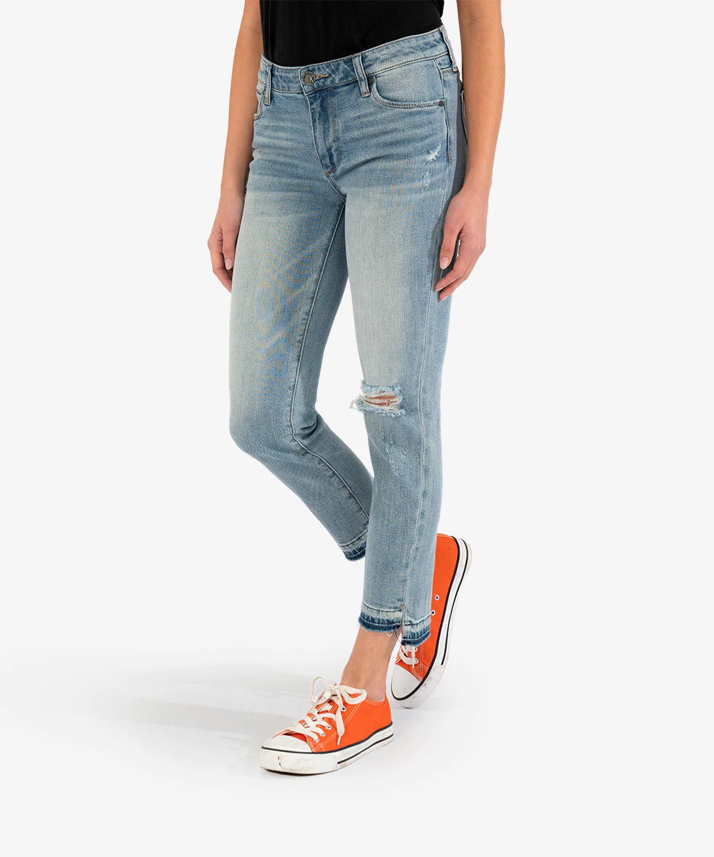thumbnail image 2 of KUT From The Kloth Plus Size Reese High-Rise Fab Ab Ankle Straight... 2 of 13