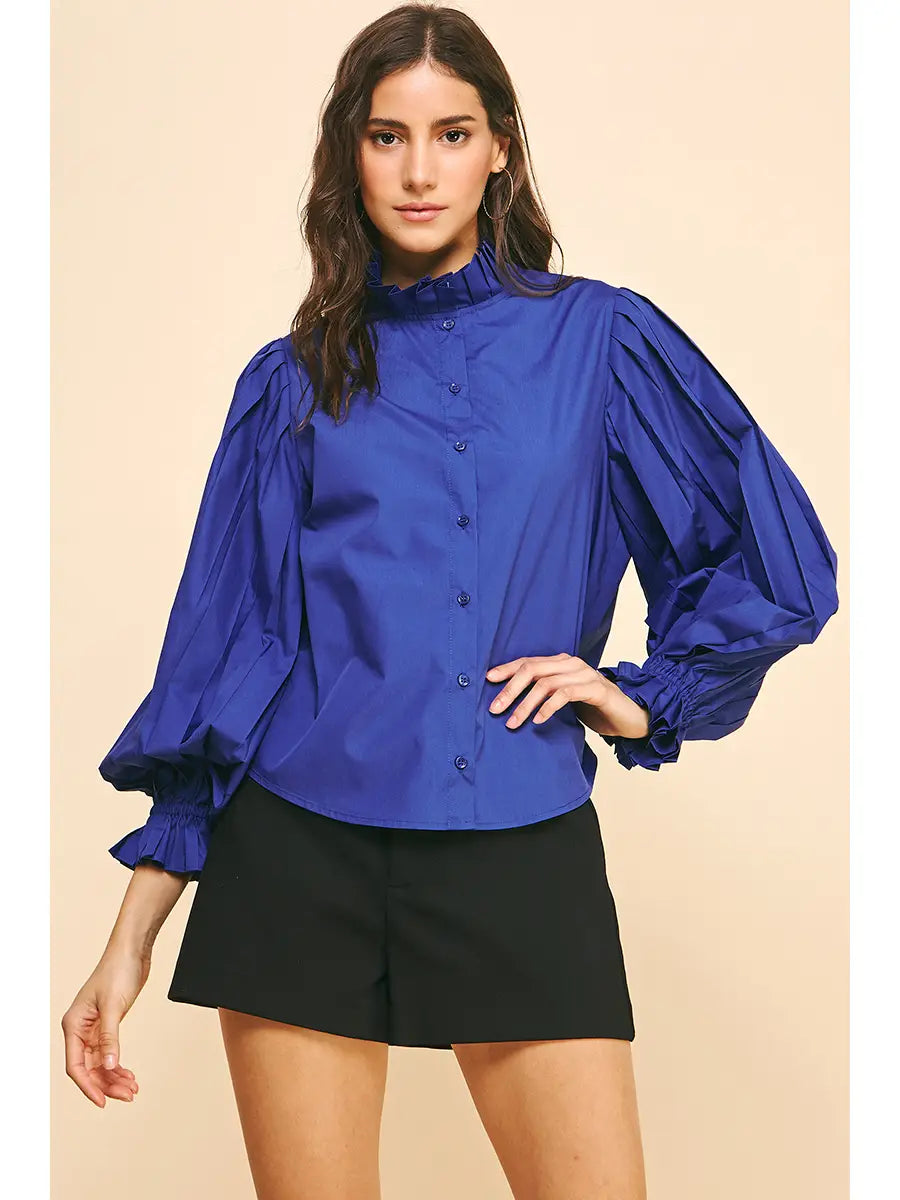 Azure Executive Button Down Shirt