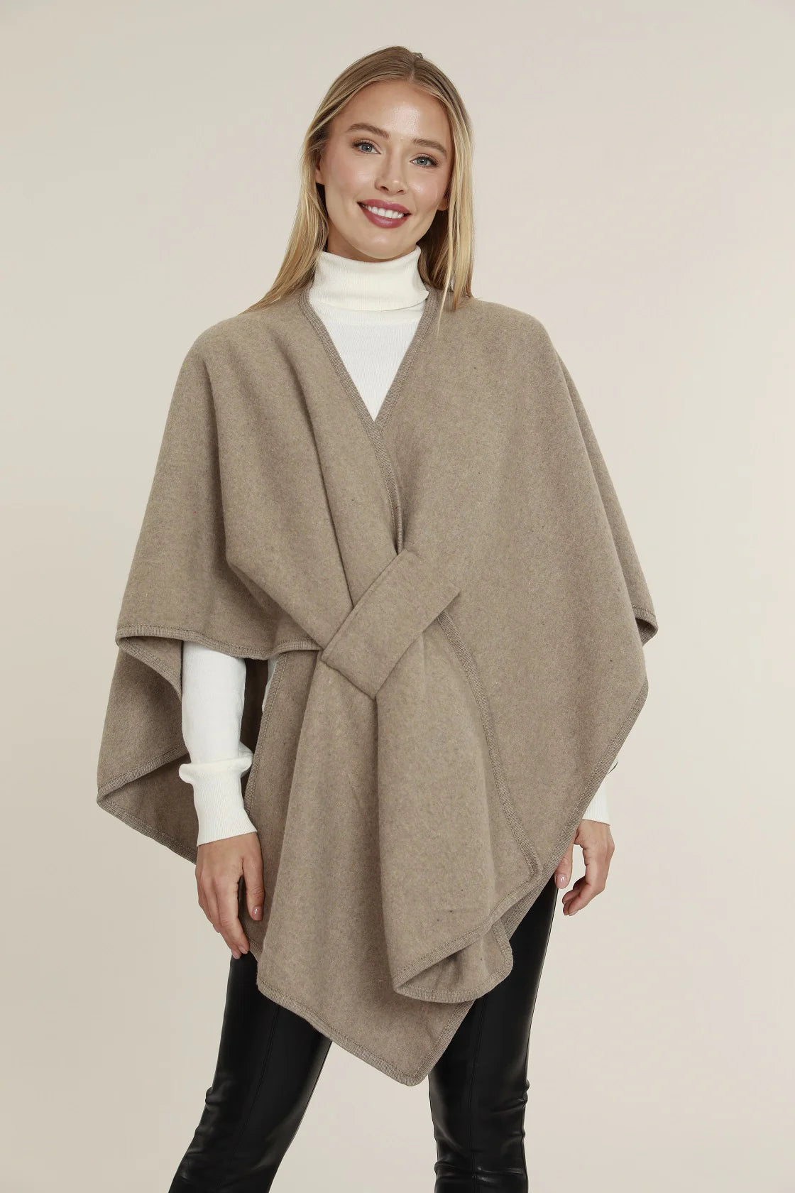 LuxeKnit Cape Wrap