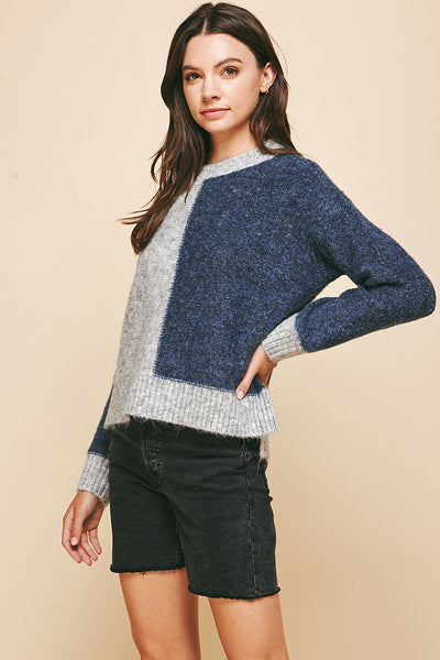 Color Block Shape-n-Shape Sweater