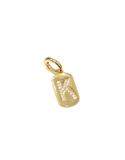 Initial Gold Charm
