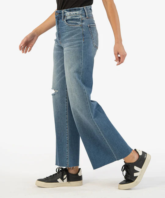 KUT from the KLOTH: Meg High Rise Wide Leg Denim