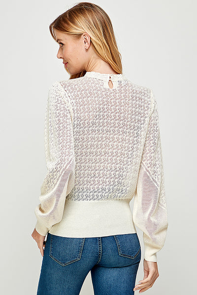 Crochet Rose Sweater