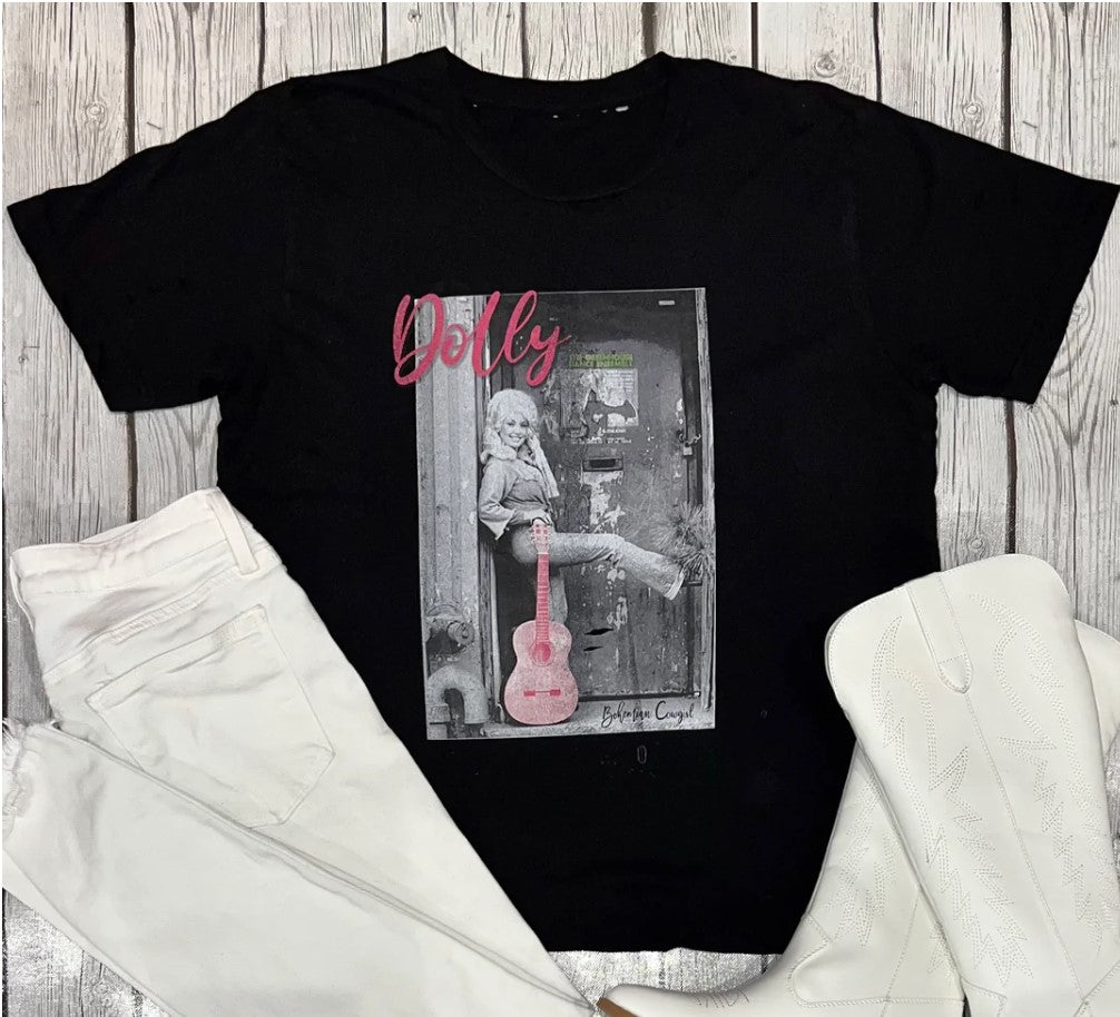 Dolly Greenhouse Distressed Talking Tee